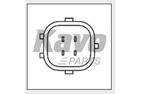 PARTS DB Датчик температуры воды (4-х конт.) W124/W202/W210/W140 Sprinter -06, Vito -03 KAVO ECT-1008