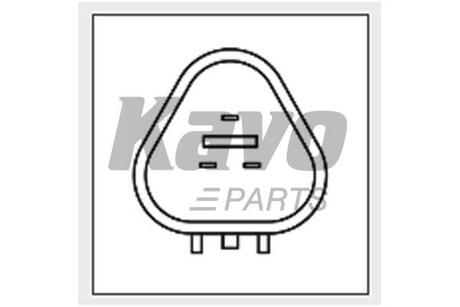 PARTS HYUNDAI Датчик температуры Accent II,Elantra,Getz,Matrix,Kia Cerato,Sorento KAVO ECT-3006