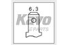 KAVO PARTS NISSAN Датчик температуры воды Primera 90- ECT-6503