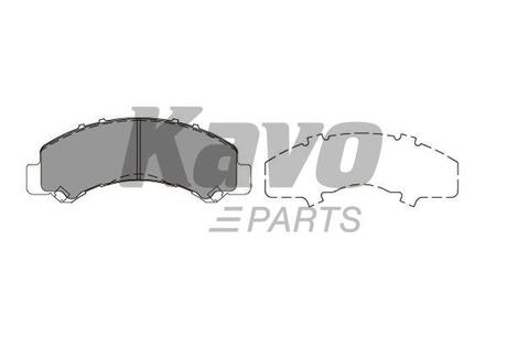 KBP-3517 KAVO KAVO PARTS колодки тормозные дискові ISUZU N-Serie