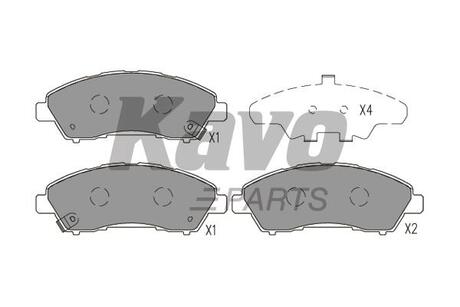 KBP-5563 KAVO KAVO PARTS MITSUBISHI Колодки тормозные Canter 12-