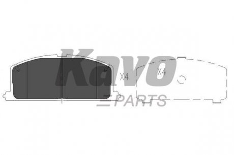 KBP-9109 KAVO KAVO PARTS TOYOTA Тормозные колодки перед.Carina II,Corolla,Camry, Corona