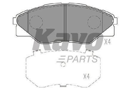 KBP-9135 KAVO KAVO PARTS TOYOTA Тормозные колодки передн.Hilux III 05-