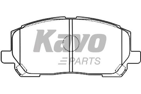 KBP-9137 KAVO KAVO PARTS TOYOTA Тормозные колодки передн. Lexus RX 00-