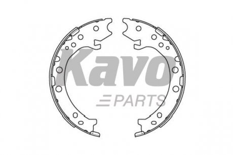 PARTS HONDA Тормозные колодки задн.ручного тормоза CR-V II 01- KAVO KBS-2903