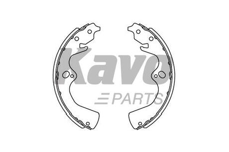 PARTS KIA Колодки торм. задние SPORTAGE SUV (K00) 2.0 4WD 00-03, RETONA (FK) 2.0 TD 99-01 KAVO KBS-4402