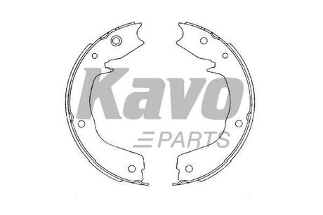 PARTS SUBARU К-т колодок стояночного тормоза Tribeca 3,0-3,6 05- KAVO KBS-6413