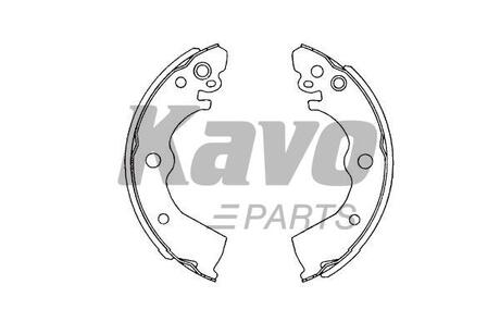 KBS-7424 KAVO KAVO PARTS щоки тормозные SUNNY 14002000D B13N14 90-,ALMERA 180x32