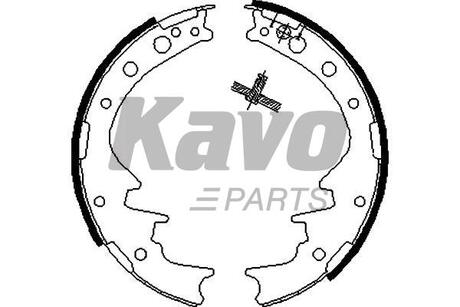 KBS-9926 KAVO KAVO PARTS TOYOTA Тормозные колодки барабанные HIACE IV 95-