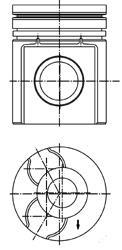 40255600 KOLBENSCHMIDT Поршень двигуна