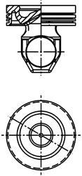 40338600 KOLBENSCHMIDT Поршень двигуна