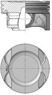 40631600 KOLBENSCHMIDT Поршень комплект BMW N63B44 X5 E70, 550i F10, 750i F01 89,00 11-