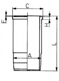 89443110 KOLBENSCHMIDT Гильза цилиндра