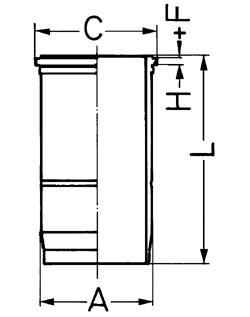 89593110 KOLBENSCHMIDT Гільза циліндра двигуна