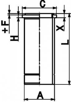 89 846 110 KOLBENSCHMIDT Гільза циліндра