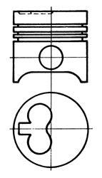 92598640 KOLBENSCHMIDT Поршень двигуна