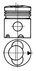 93535600 KOLBENSCHMIDT Поршень двигуна