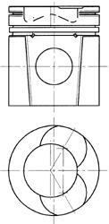 94510700 KOLBENSCHMIDT Поршень двигуна