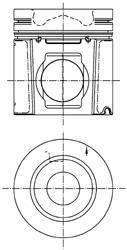 99353600 KOLBENSCHMIDT Поршень двигуна