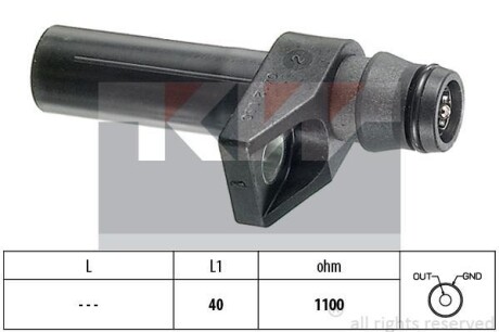 Датчик р/вала, к/вала (аналог EPS 1.953.482/Facet 9.0482) Kw 453 482