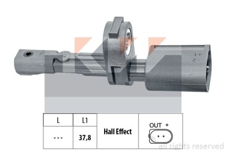 Датчик ABS, 1.0-2.0 +TSI/TDI 10- Kw 460 134