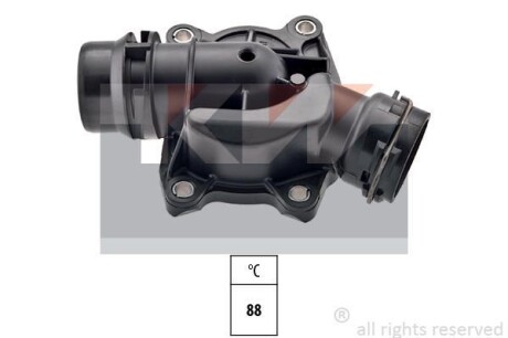 Термостат, E39/46 2.5-3.0 d 99-05 Kw 580 429