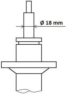 3338038 KYB Амортизатор VW P. UP (12_, BL) 12- SEAT MII (KF1) 12- SKODA CITIGO 12- LE/PR