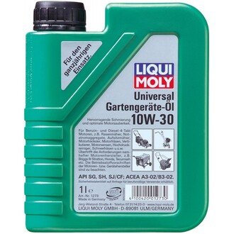 1273 LIQUI MOLY LM 1л UNIVERSALOL FUR GARTENGERATE 10W-30 Масло мотор. 4-такт. для садовой техники