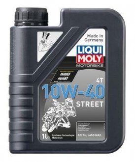 1521 LIQUI MOLY OLEJ LIQUI MOLY 10W40 1L MOTORBIKE 4T STREET / MOTOCYKLE