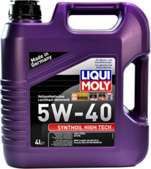 1915 LIQUI MOLY Масло моторное Liqui Moly Synthoil High Tech 5W-40 (4 л)