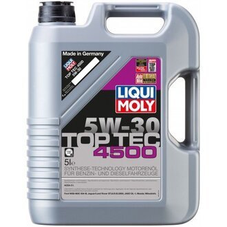 2318 LIQUI MOLY Масло моторное Liqui Moly Top Tec 4500 5W-30 (5 л)