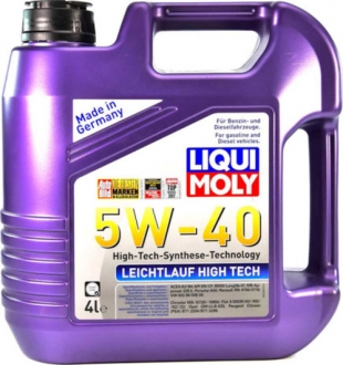 2595 LIQUI MOLY Масло моторное Liqui Moly Leichtlauf High Tech 5W-40 (4 л)