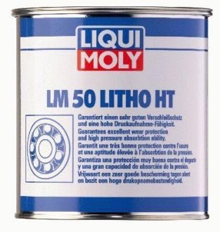 3407 LIQUI MOLY ВИСОКОТЕМПЕРАТУРНЕ СМАЗКА Для ПІДШИПНИКІВ СТУПИЦЬ LM 50 LITHO HT 1КГ