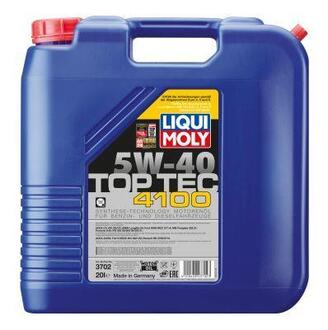 3702 LIQUI MOLY Масло моторное Liqui Moly Top Tec 4100 5W-40 (20 л)