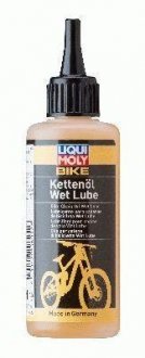 6052 LIQUI MOLY ОЛИВА Для ВЕЛОЛАНЦЮГІВ (ДОЩ/БРУД) BIKE KETTENOL WET LUBE 0,1Л