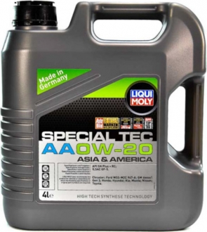 8066 LIQUI MOLY Масло моторное Liqui Moly Special Tec AA 0W-20 (4 л)