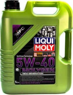 9055 LIQUI MOLY Масло моторное Liqui Moly Molygen New Generation 5W-40 (5 л)