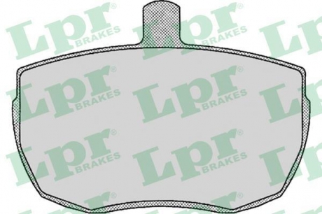 05P140 LPR Комплект гальмівних колодок с 4 шт. дисків