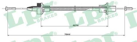 C0076C LPR Трос сцепление