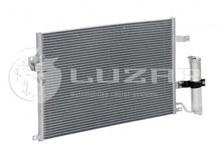 LRAC 0578 LUZAR Радиатор кондиционера Лачетти с ресивером Luzar