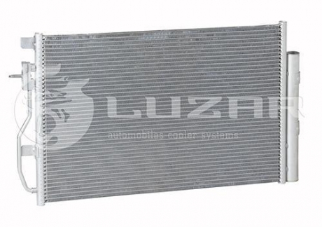 LRAC 0595 LUZAR Радиатор кондиционера Авео (T300 (11-)) с ресивером Luzar