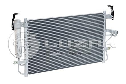 LRAC 08D2 LUZAR Радиатор кондиционера Elantra 2.0 (00-) АКПП/МКПП с ресивером (LRAC 08D2) Luzar