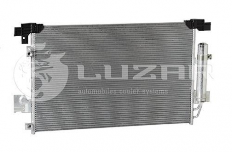 LRAC 1104 LUZAR Радиатор кондиционера Lancer 1.5/1.8/2.0 (07-) АКПП,МКПП с ресивером (LRAC 1104) Luzar