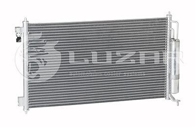 LRAC 14AX LUZAR Радиатор кондиционера Micra 1.0/1.2/1.4 (02-) МКПП с ресивером (LRAC 14AX) Luzar