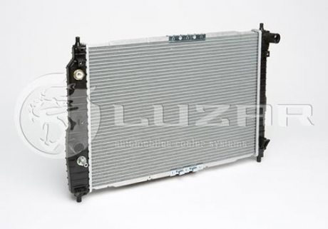 LRc CHAv05226 LUZAR Радиатор охлаждения Авео (L=600) автомат (алюм-паяный) Luzar