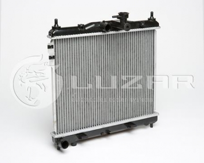 LRc HUGz02110 LUZAR Радиатор охлаждения Getz 1.1/1.3/1.4/1.6 (02-) МКПП 478*370*16 (алюм) (LRc HUGz02110) Luzar