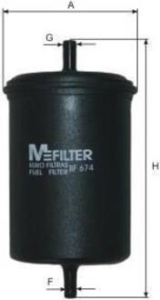 BF674 M-FILTER Фільтр палива