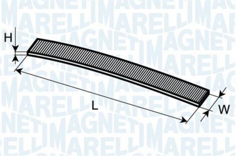 350203062080 MAGNETI MARELLI Фільтр повітря (салону)