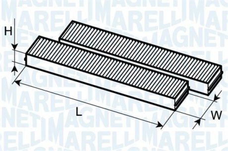 350203062610 MAGNETI MARELLI Фильтр воздух во внутренном пространстве