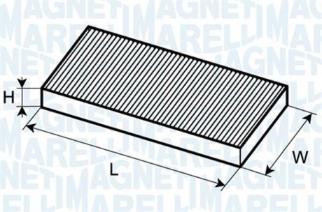 350203064100 MAGNETI MARELLI Фильтр САЛОНА